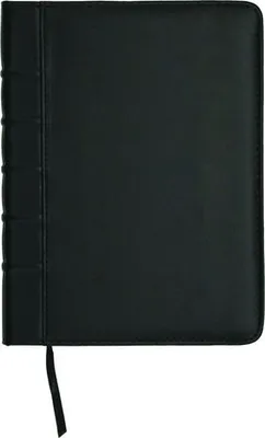 Mead Classic Journal With Bungee Cord, 352 Pages Black
