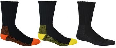 Pathfinder By Kodiak Mens 4-Pack Work Socks Assorted 7-12