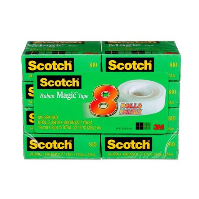 Scotch MT6 Magic Tape with Reusable Dispenser