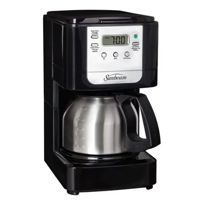 Sunbeam 5-Cup Programmable Coffeemaker With Stainless Steel Carafe Black