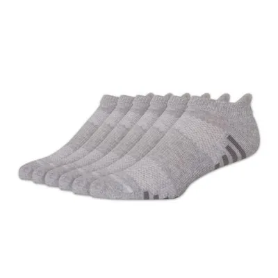 Hanes Sport Cuts Mens Heel Shield Cushion Sock 6 Pairs Grey 6-12