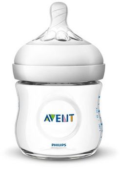 Philips Avent- Natural Baby Bottle 4Oz/125MlNewborn Flow Nipple 0M+ Clear 4Oz