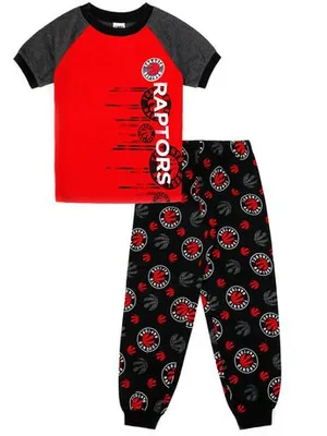 Nba Toronto Raptors Two Piece Pajama Set For Boys Red Xs