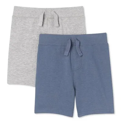 George Toddler Boys' French Terry Short 2-Pack Blue 2T