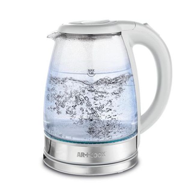 frigidaire cordless 1.7 l glass digital electric kettle