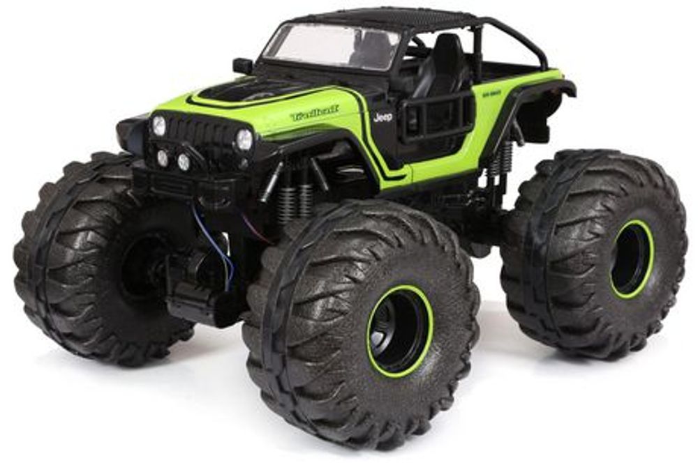 New Bright 1:6 Scale Remote Control Monster Truck 4X4 Jeep Trailcat Green |  Metropolis at Metrotown