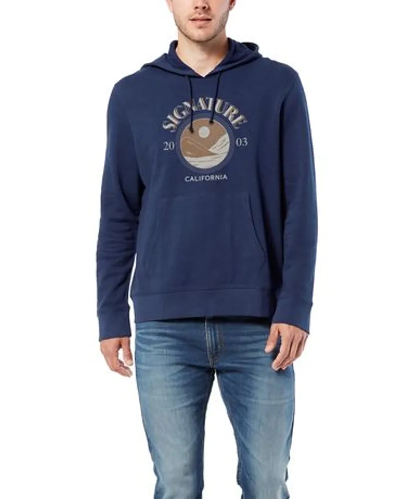 Signature By Levi Strauss & Co. Men's Hoodie Blue S