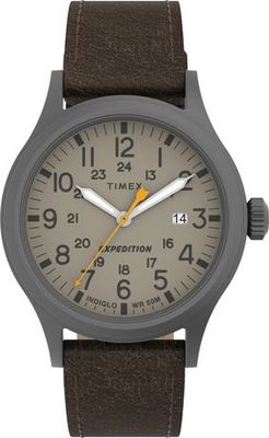 Timex Expedition Acadia Leather Strap Watch Brown O/S | Metropolis at  Metrotown