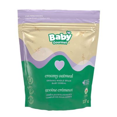 Baby Gourmet Foods Inc Baby Gourmet Creamy Oatmeal Organic Wholegrain Baby Cereal