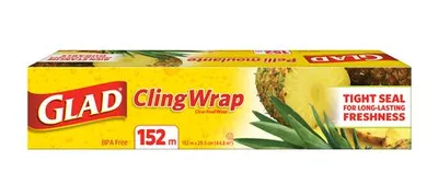 Glad Clingwrap Plastic Wrap, 152 Metre Roll