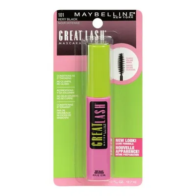 Maybelline New York Great Lash Washable Mascara, 12.64Ml Washable Very Black