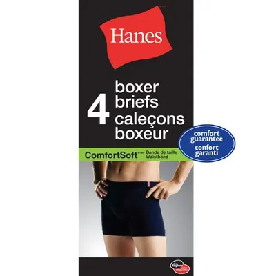 Hanes Men's 4-Pack Comfortsoft Boxer Brief Multi M