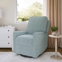 Jasmine Upholstered Swivel Glider Recliner Chair