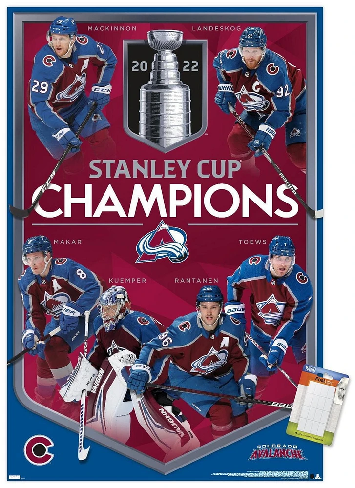 NHL Avalanche du Colorado - Champions de la Coupe Stanley
