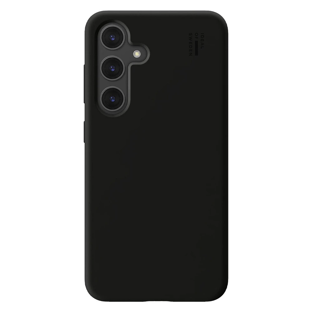 Ideal of Sweden Étui en Silicone Compatible avec MagSafe Noir pour Samsung Galaxy S25/Galaxy S24