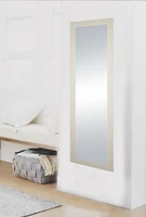hometrends Miroir de porte en blanc blanchi 14x48po