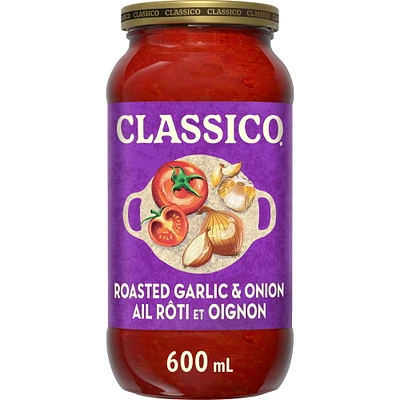Sauce Pour Pâtes Ail Rôti Et Oignon Classico Tomate et Oignon 600ML