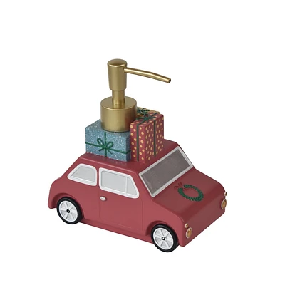 Pompe à savon rose pour voiture holidaytime
