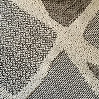 Tapis d'interieur exterieur abstrait Rug Branch Hogar, gris creme, moderne - Salon, chambre, salle a manger et cuisine
