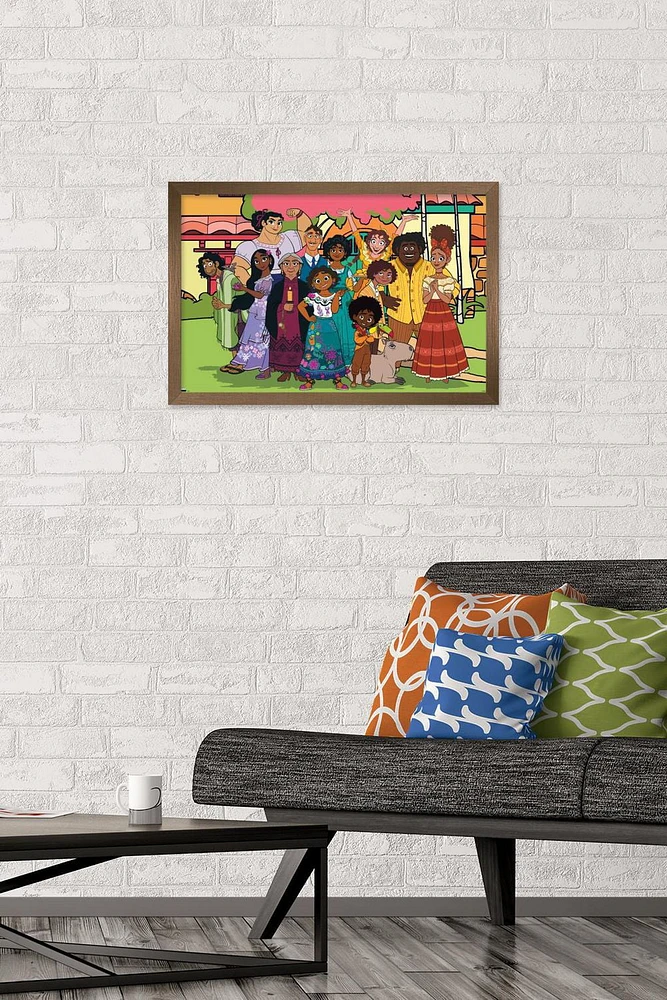 Disney Encanto - Family Wall Poster, 22.375" x 34" Framed