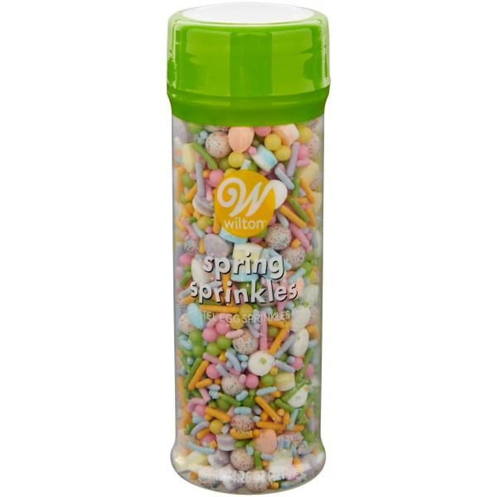 Mélange de paillettes vermicelles et œufs de Pâques arc-en-ciel pastel de Wilton