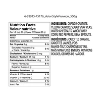 Légumes style asiatique Great Value 500g