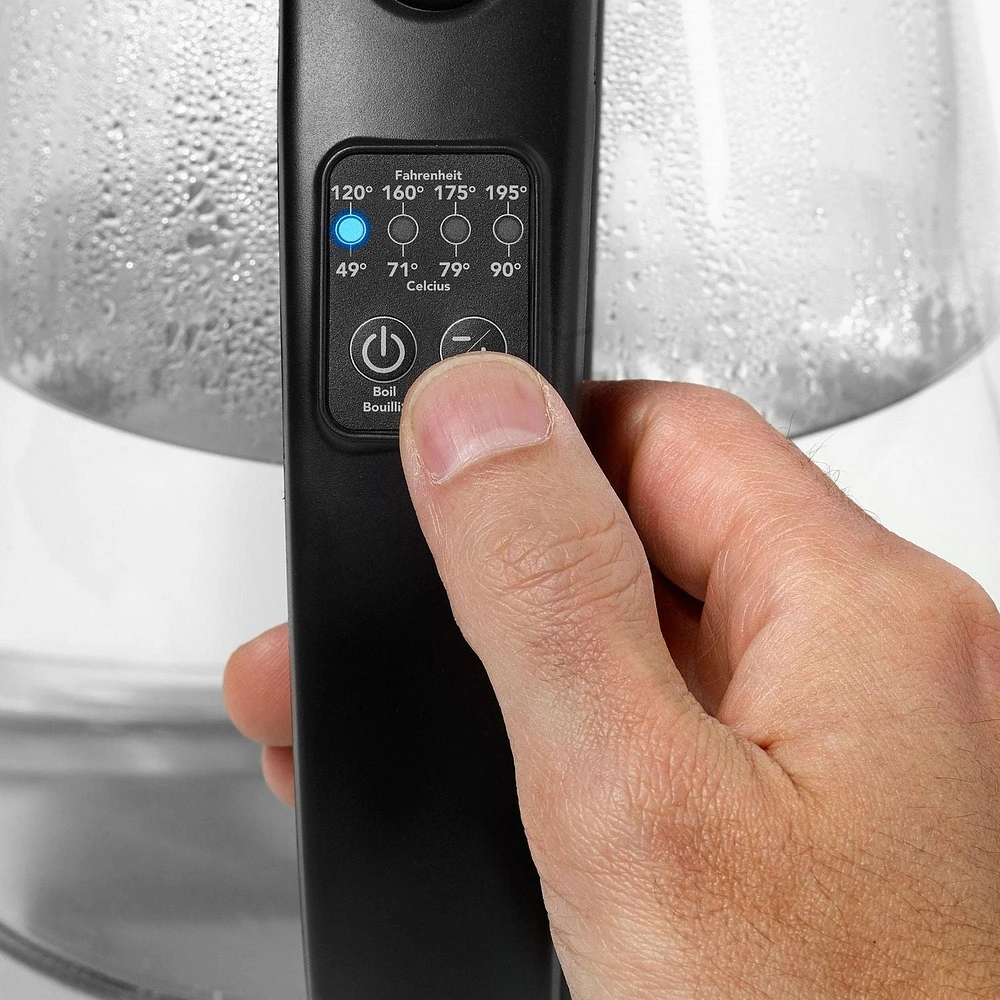 Starfrit Electric Variable Temperature Control Glass Kettle
