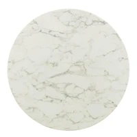 Sleek and Glamorous Damen Brass Faux Marble (Stone) Dining Table, – A Luxurious Blend of Modern Elegance and Timeless Design, Featuring a Stunning Brass Finish and Faux Marble Top