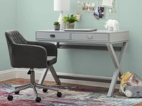 Posey Grey Writing Desk