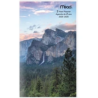 Planificateur de poche panoramique Mead 2025, 2 ans Planificateur
