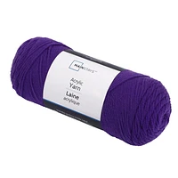 Laine acrylique Mainstays Fil acrylique violet moyen 7 oz 397 verges