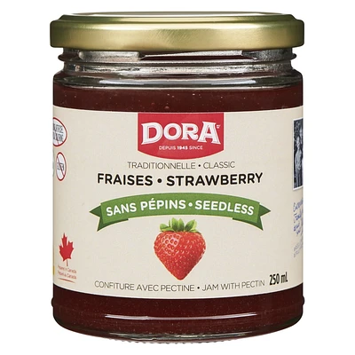 Dora Seedless Strawberry Jam, Dora Seedless Strawberry Jam 250ML