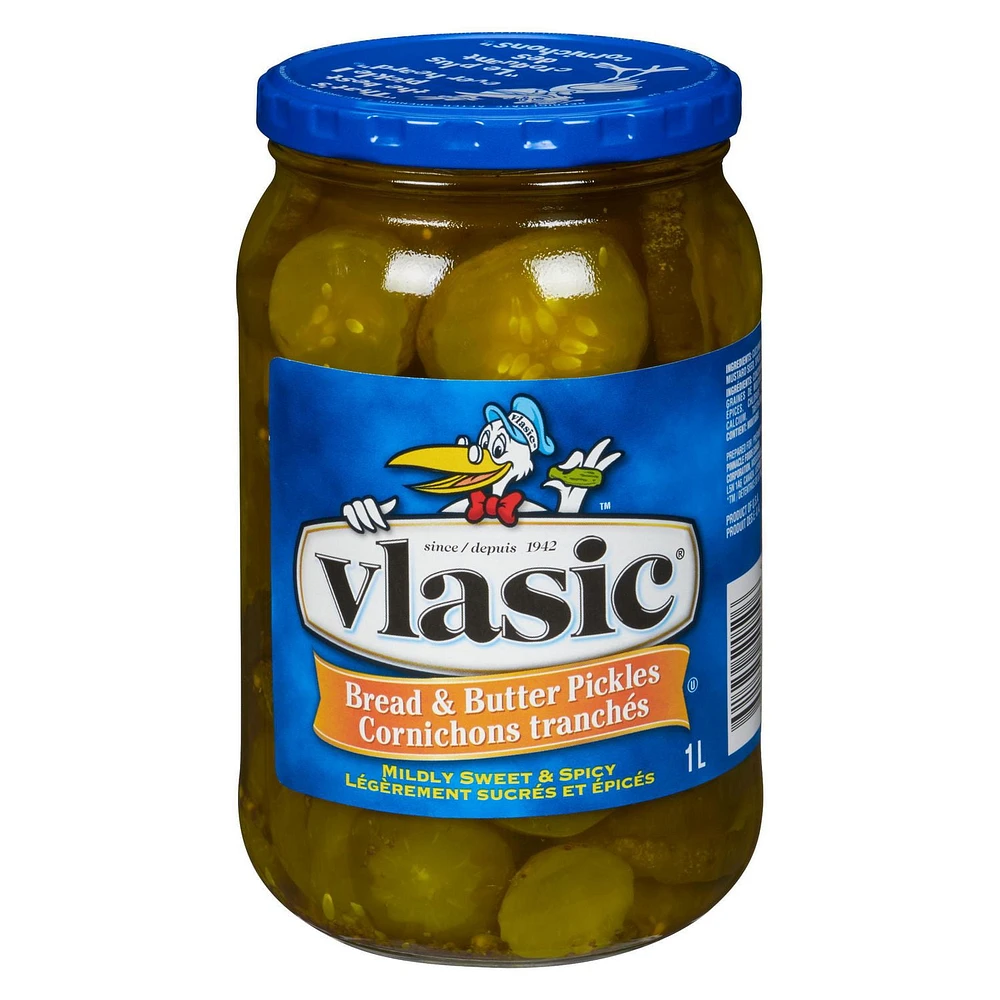 Cornichons marinés tranchés Vlasic
