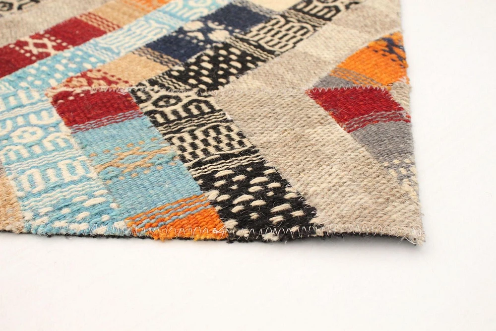 ECARPETGALLERY 5'2" x 7'9" Transitional Río Handmade Area Rug for Living Room, Dining Room and Bedroom in Ivory