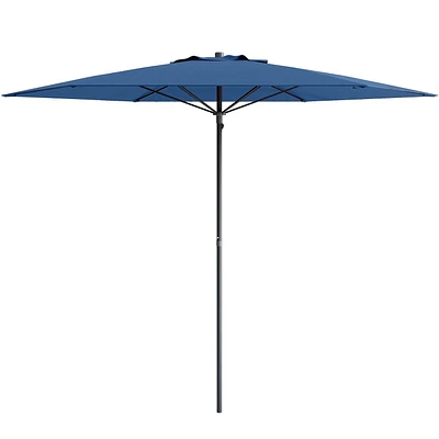 Parasol de plage portable CorLiving de 2,3 m avec ancrage pour sable et terre et sac de transport