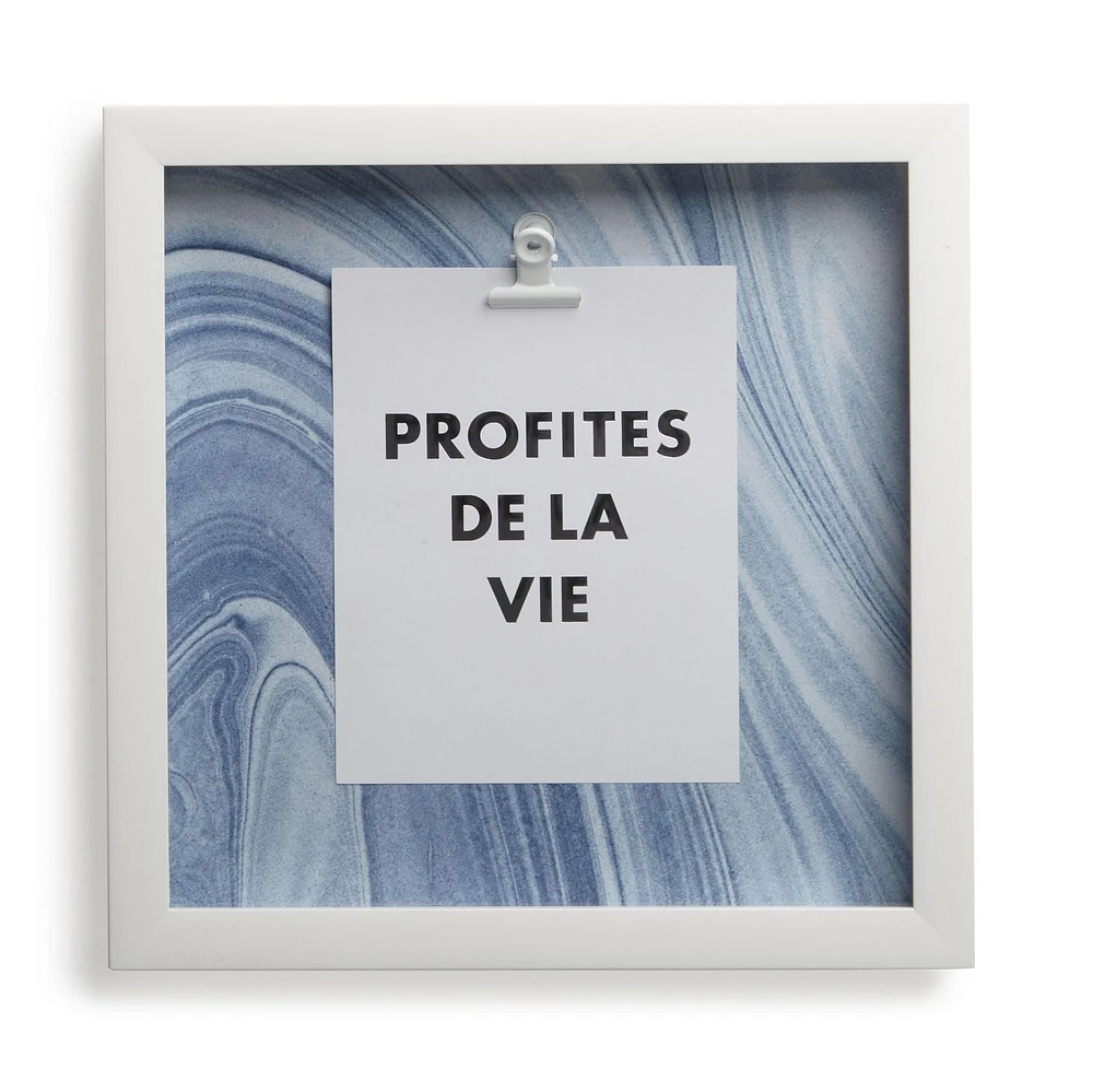 11X11 MOTTO CLIP WALL DÉCOR