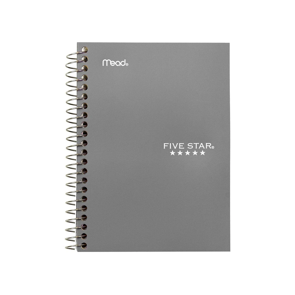 Cahier Five Star en poly, 5x7, 160 pages, asst. Cahier comp 5X7