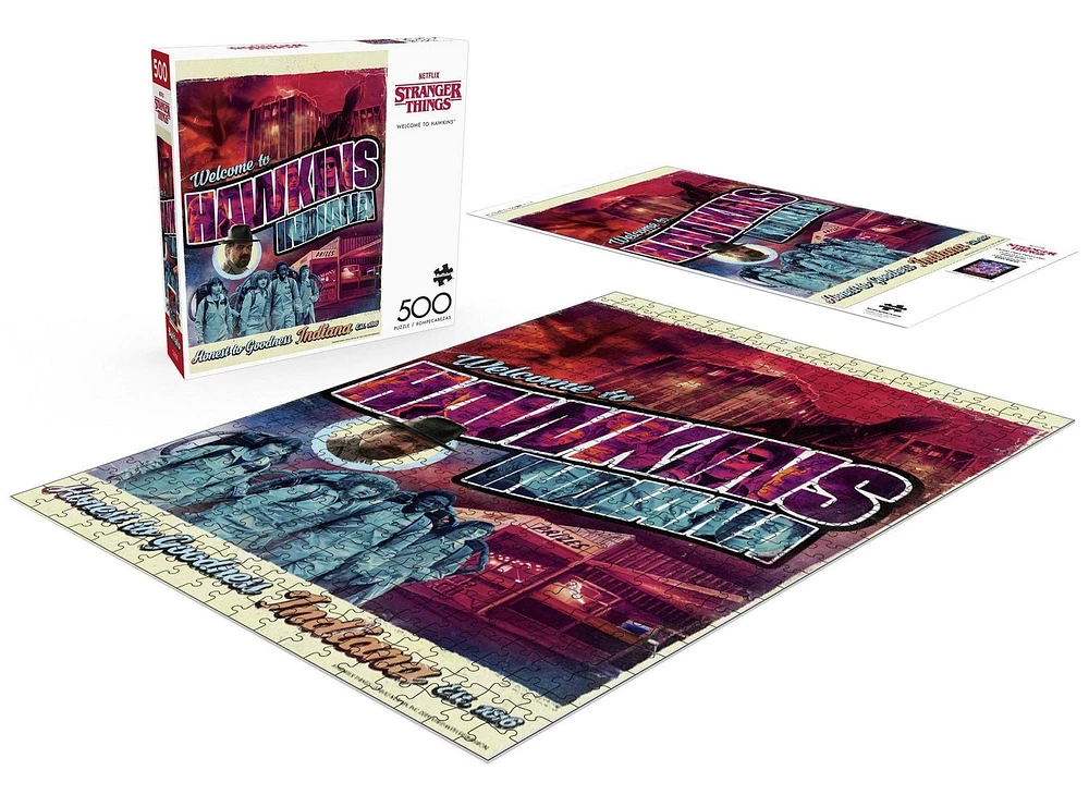 Buffalo Games - Le puzzle Netflix - Stranger Things: Welcome to Hawkins - en 500 pièces