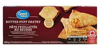 Great Value Butter Puff Pastry, 450 g