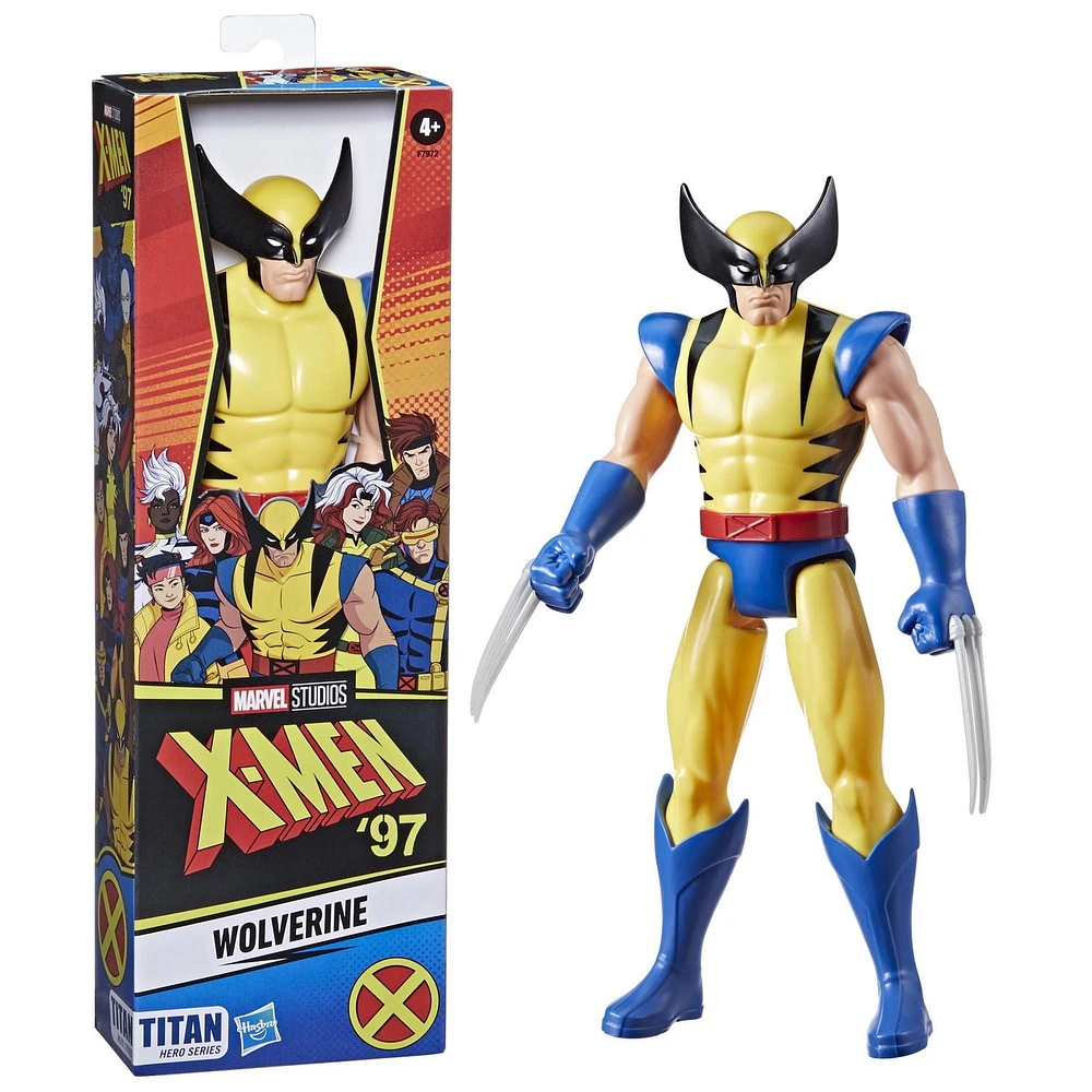 Marvel X-Men, figurine Wolverine de 28,5 cm, jouets de super-héros pour enfants à partir de 4 ans À partir de 4 ans