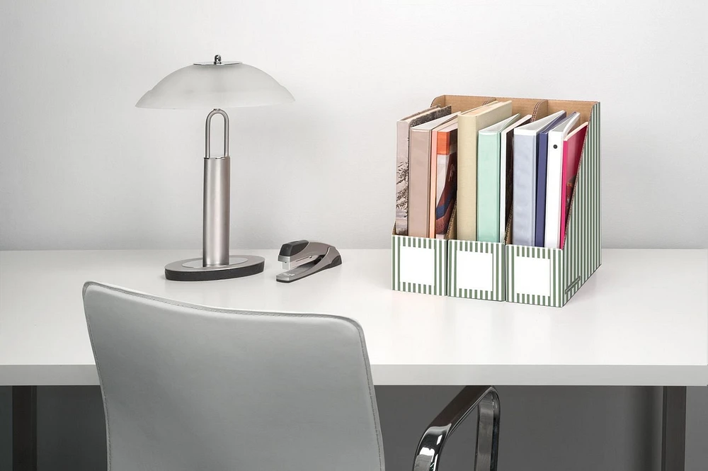 Porte-revues Bankers Box Decor - Paquet de 2 Idéal pour la maison ou le bureau.