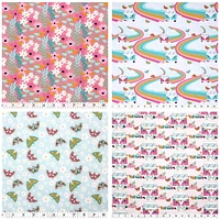 Fabric Creations Gone Camping Fat Quarter Pre-Cut Fabric Bundle - 18" x 21" / 45cm x 53cm, 5 pcs x 18" x 21" / 45cm x 53cm