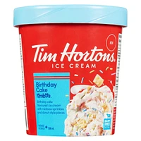 Tim Hortons Birthday Cake Timbits Ice Cream 500mL, Made with 100% Canadian Dairy