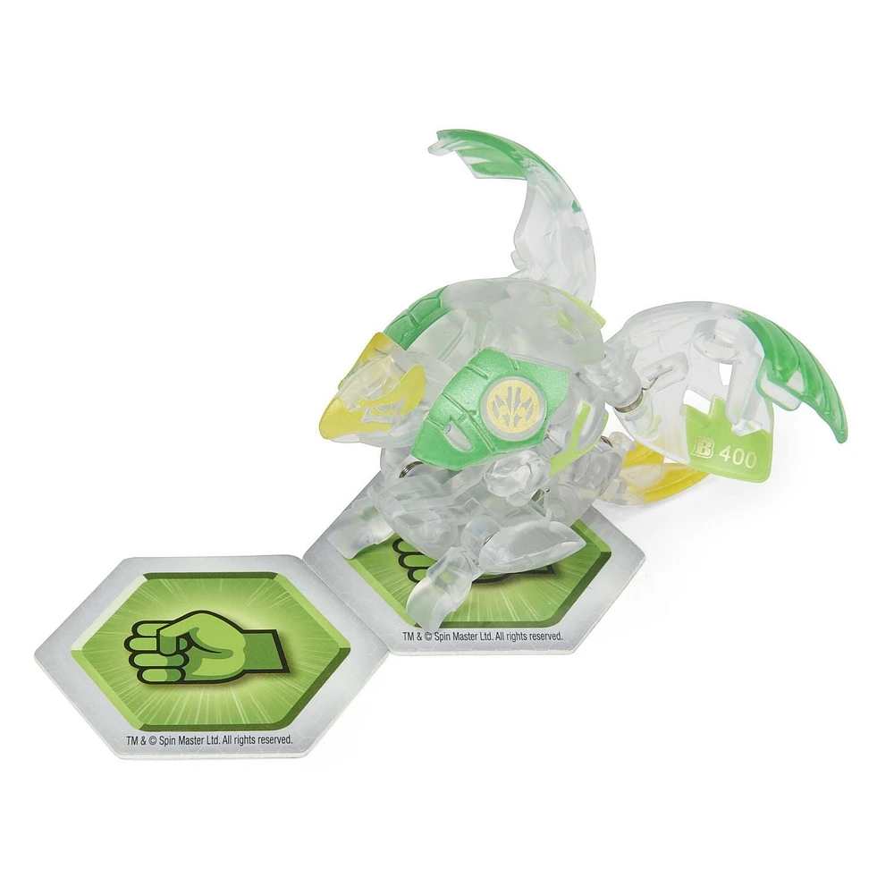 Bakugan, Diamond Falcron, Figurine Geogan Rising articulée de 5,1 cm et carte à collectionner
