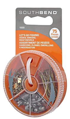 South Bend 1000 Hook-Sinker-Swivel Assortment, Hook-Sinker-Swivel Assortment