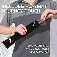 ENHANCE TCG Playmat - Tapis de jeu de cartes de table avec bords cousus, surface lisse et pochette de voyage avec cordon de serrage - Compatible avec MTG, YuGiOh, Pokémon, Lord of the Rings, et autres
