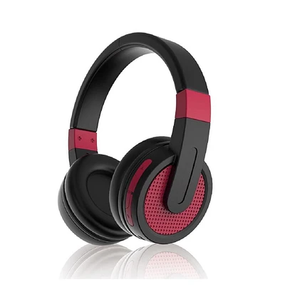 Écouteurs stéréo Bluetooth avec microphone Proscan pleine grandeur - Rouge