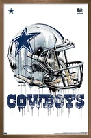 NFL Dallas Cowboys - Drip Helmet 20 Wall Poster