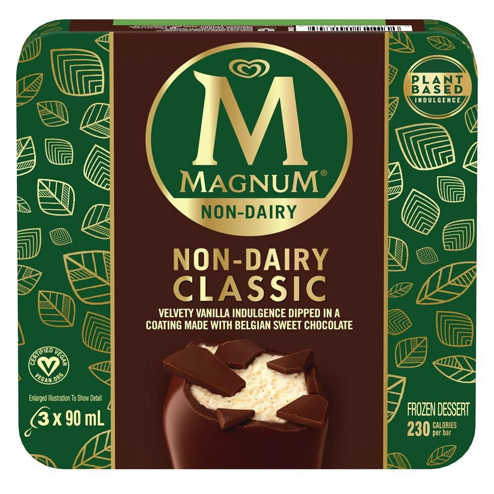 Magnum Non Dairy Classic Frozen Dessert Bars