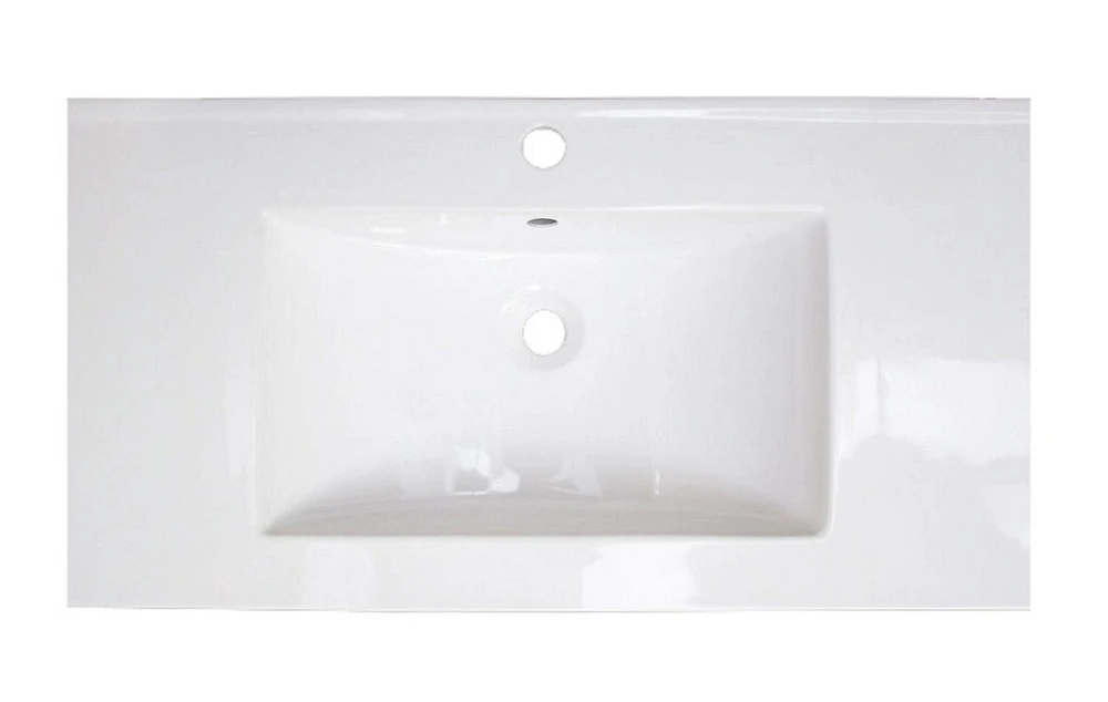 Imaginations américaines 36.75 po. W Top Blanc